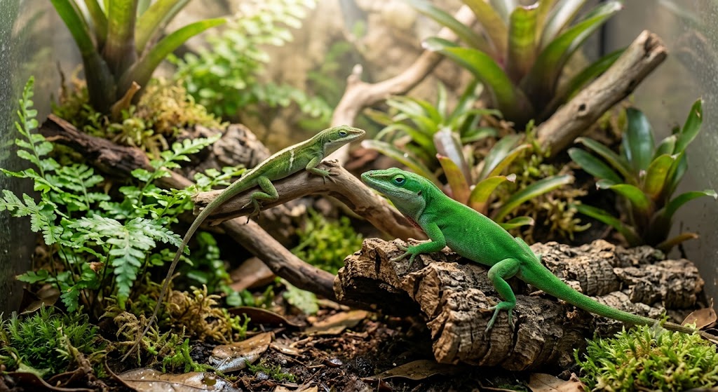 Présentation de l’anolis vert