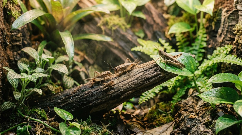 Les insectes, base du régime