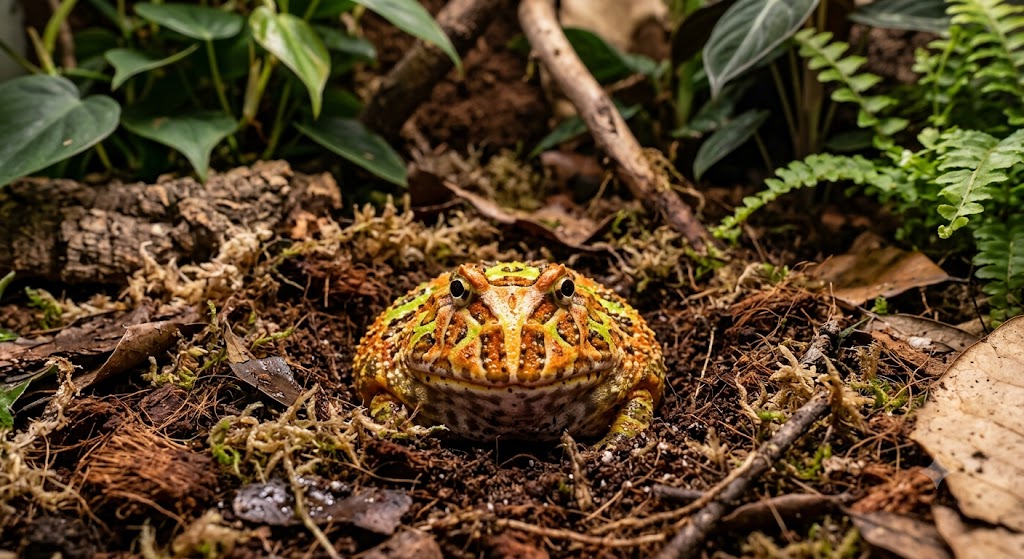 Nourrir une grenouille Pacman