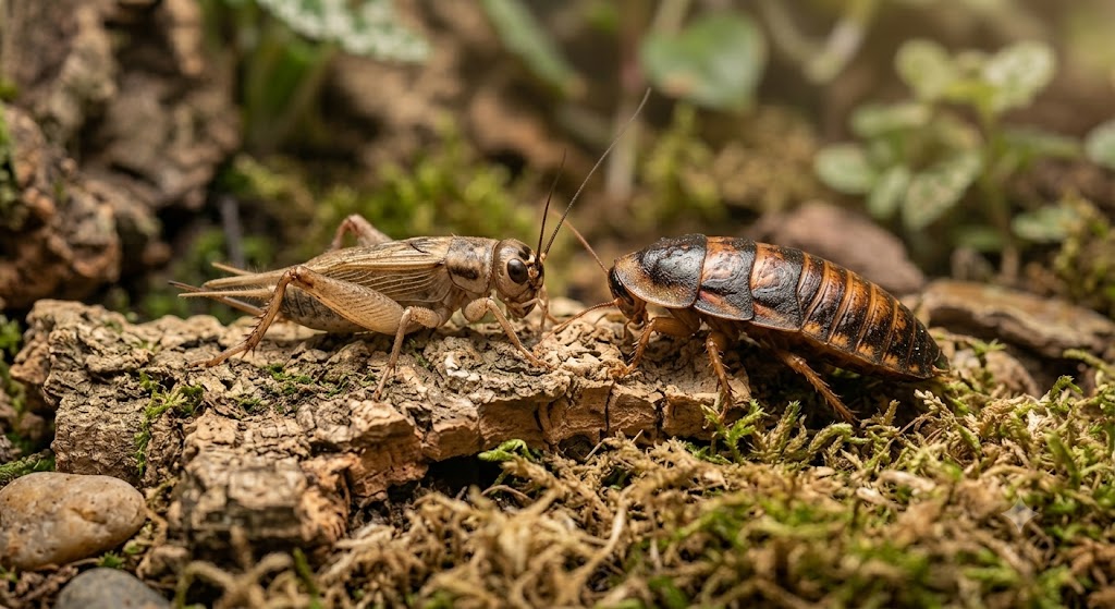 Grillon ou blatte Dubia : que choisir ?