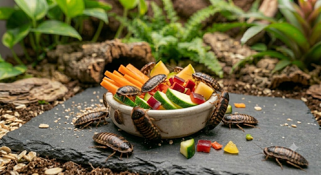 Gut-loader blattes Dubia et vers