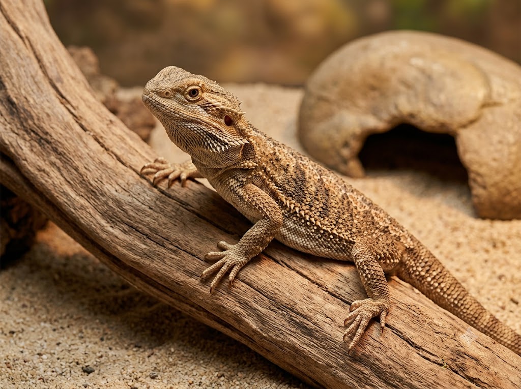 Nourrir un Pogona