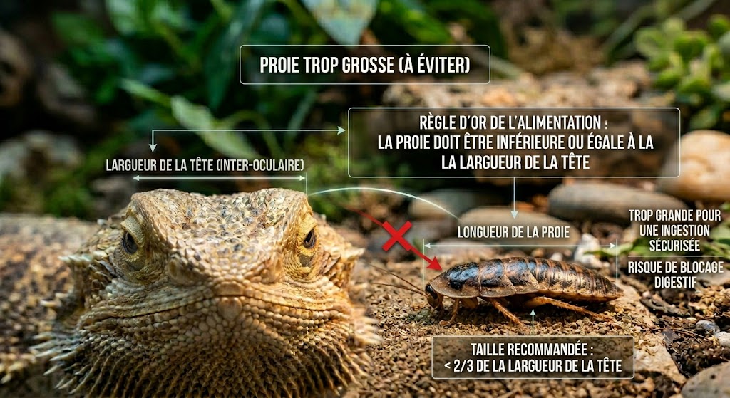 Les dangers d’une proie trop grosse